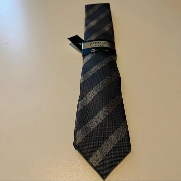 Men's Perry Ellis, Alfani and Club Room Gray Blue Tie Set